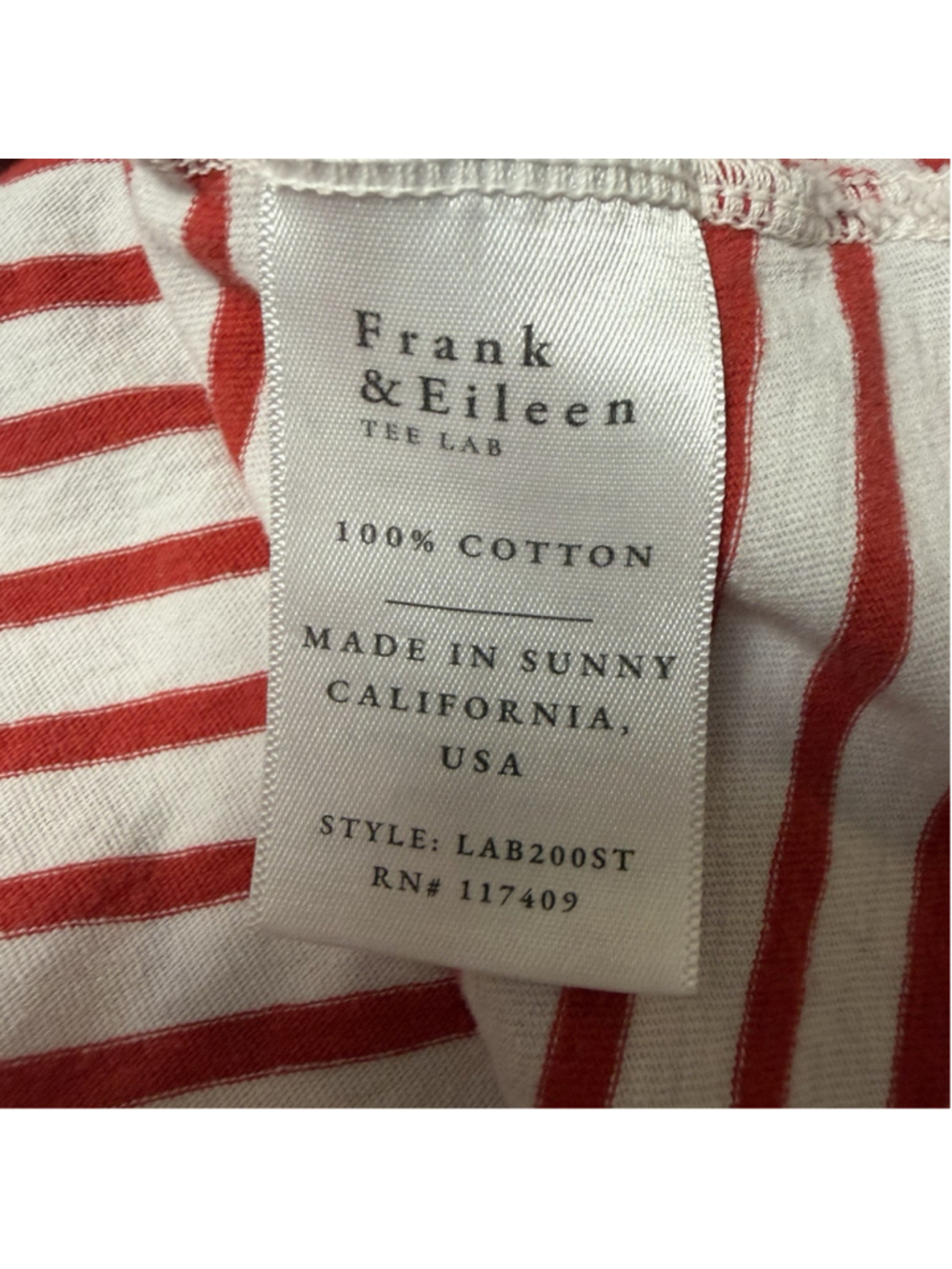 Frank & Eileen Josephine LOT x2 French Stripe Boxy Tee S Red/White & Navy/Blue - Picture 10 of 16